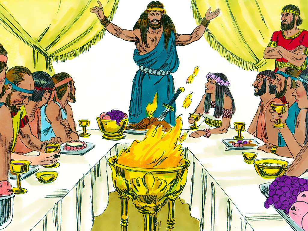 Judges - Samson Riddle - Bible Picture Stories - Daily Bible Study